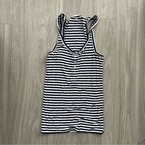 Blue and white striped tank top from aerie